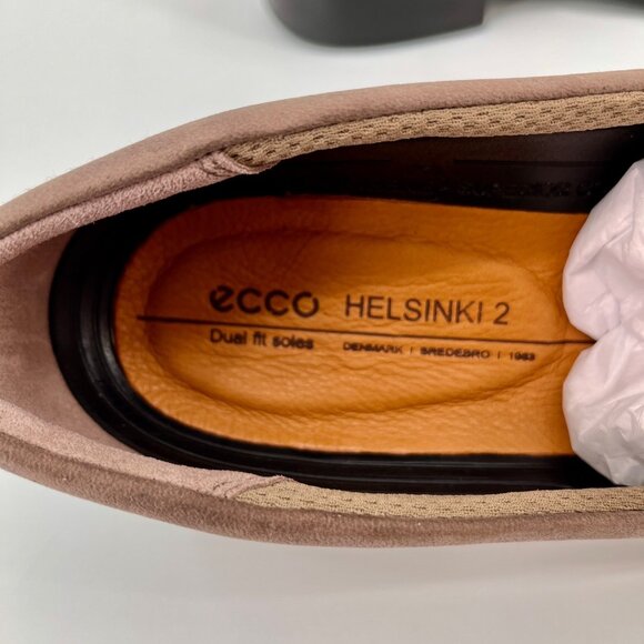 ECCO Helsinki 2 Loafer Size 5 - 5.5 Taupe Leather Dual Fit Slip-On Shoes main image 9